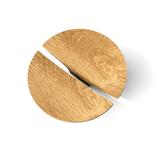 Wood cabinet knob unfinished